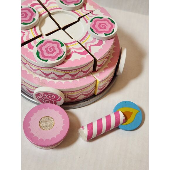 Melissa & Doug Triple-Layer Party Cake | Children's Learning Toy - Picture 7 of 8